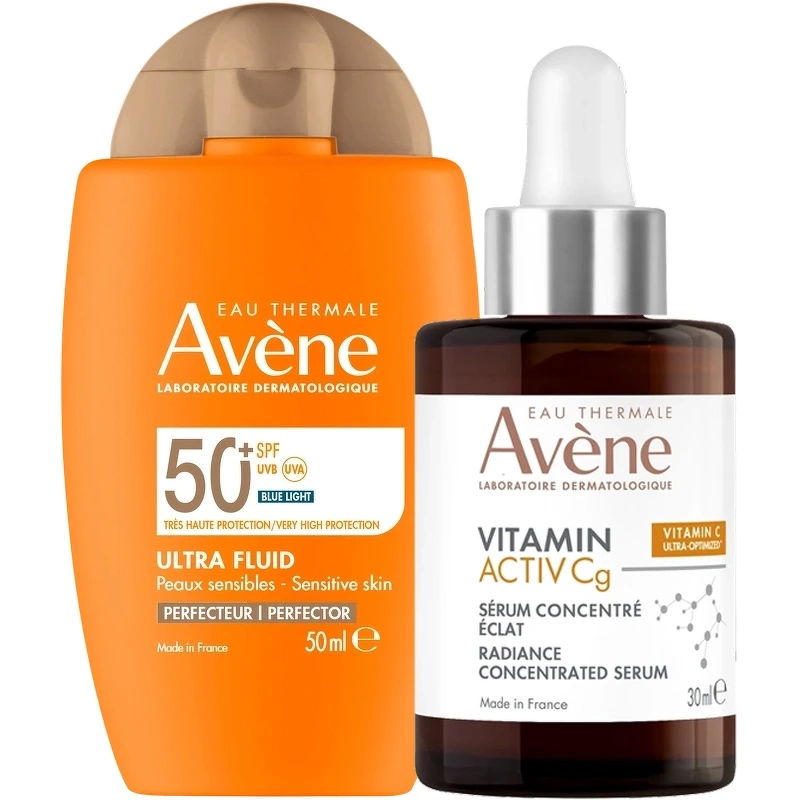 Avene Vitamin Activ Cg Serum Ultra Fluid Perfector Spf 50 Set