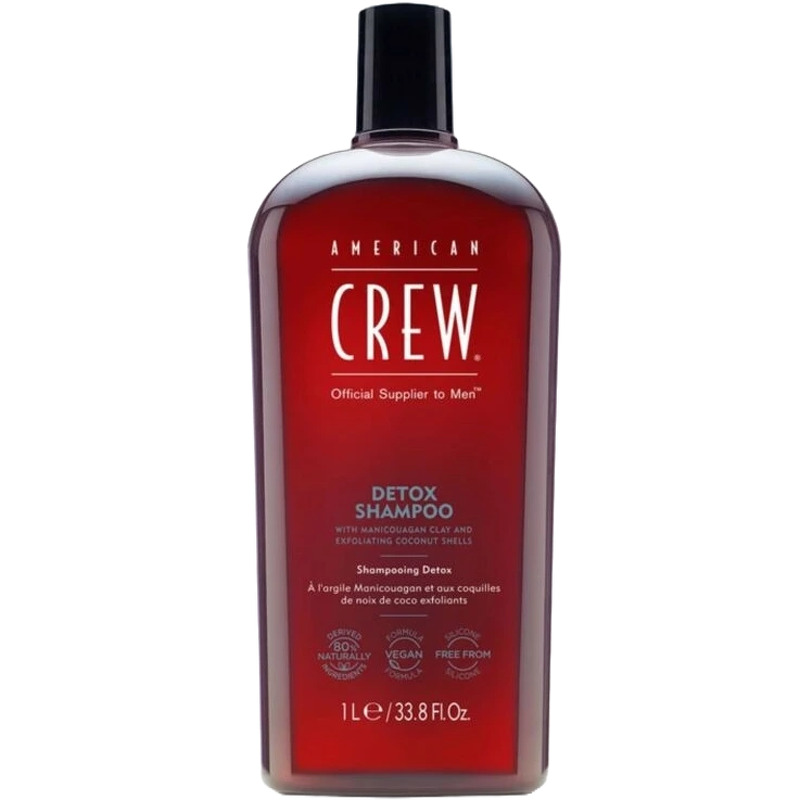 American Crew Detox shampoo til hår 1000 ml