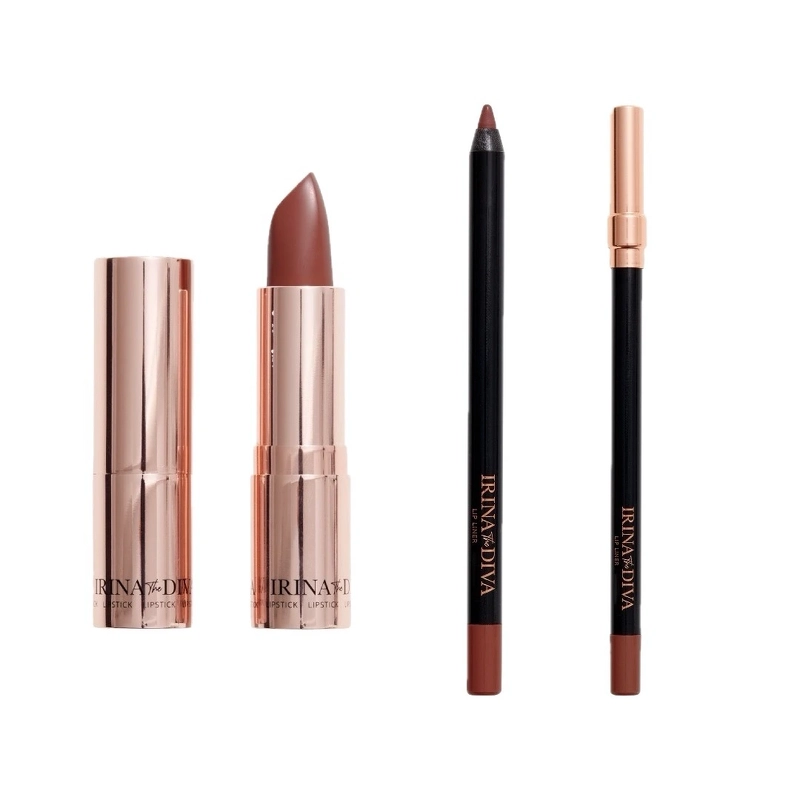Irina The Diva Lipstick + Lip Liner – 006 Witch Kiss