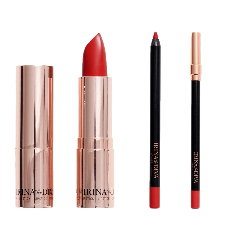 Irina The Diva Lipstick + Lip Liner – 004 Mrs. Olsen