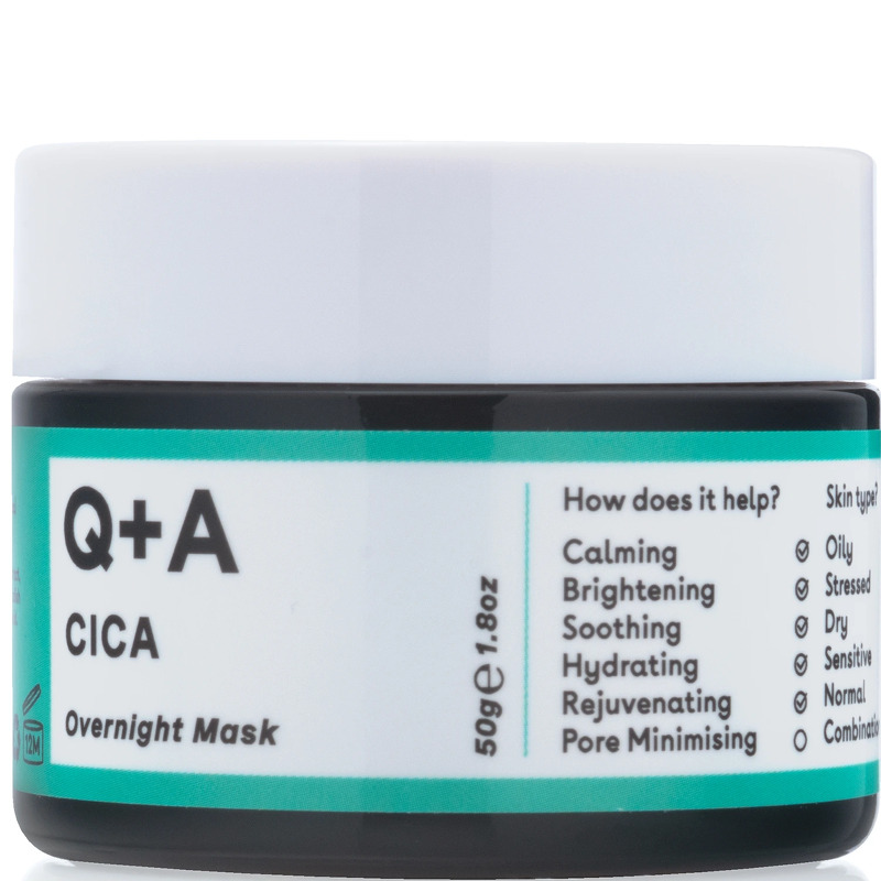 Q+A Cica Calming Overnight Face Mask 50 g