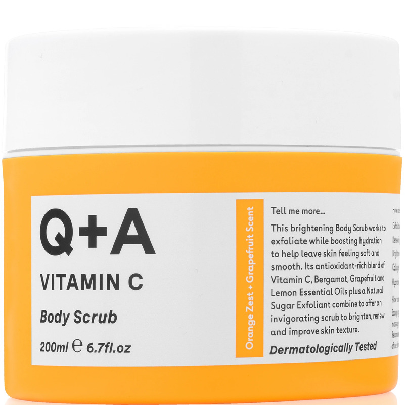 Q+A Vitamin C Body Scrub 200 ml