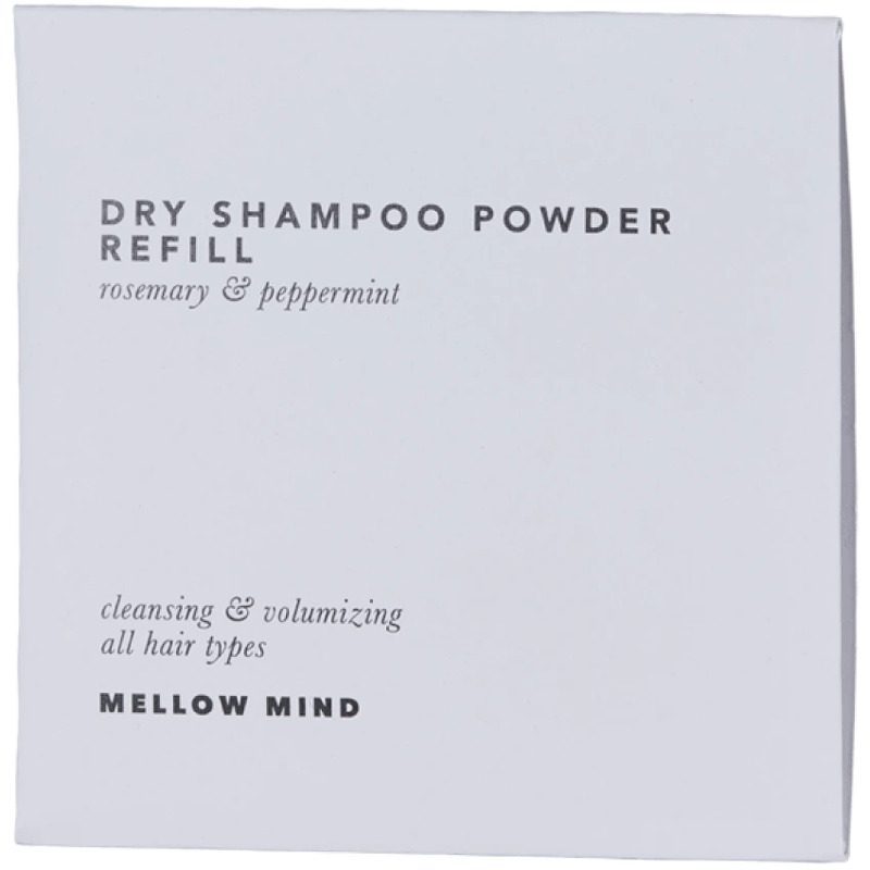 Mellow Mind Dry Shampoo Rosemary + Peppermint 15 gr - Refill - White 15 g - White