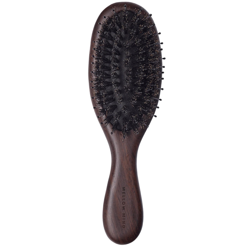 Mellow Mind Everyday Hair Brush - Travel Size - Dark Brown