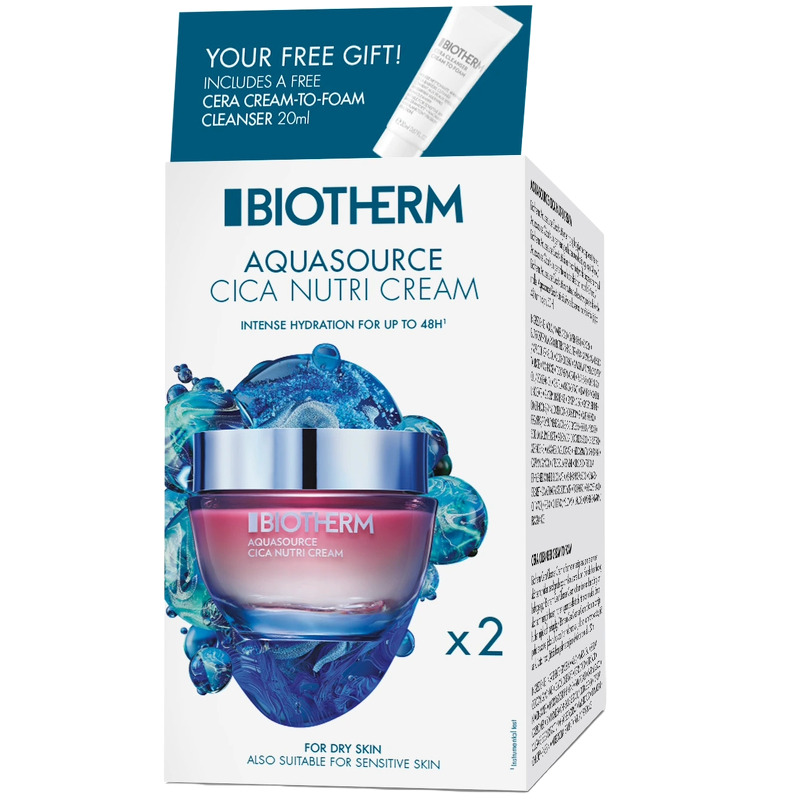Biotherm Aquasource Cica Nutri Cream Duo Set (Limited Edition)