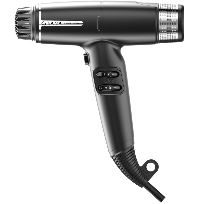 GA.MA Professional iQ Lite Føntørrer - Black