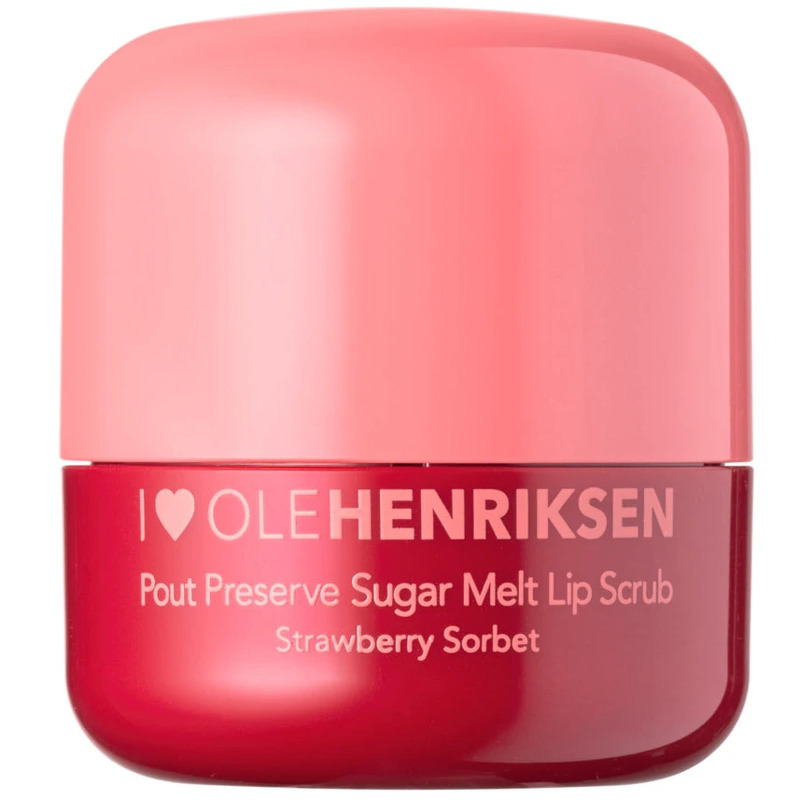 ONE SHOT Pout Preserve Sugar Melt Lip Scrub Strawberry Sorbet 4 ml