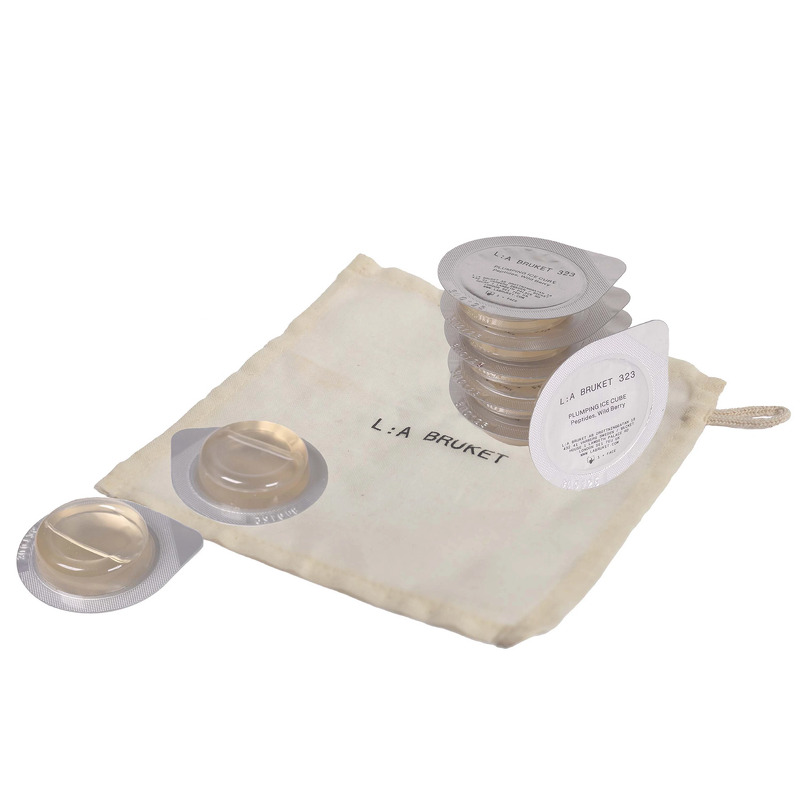 L:a Bruket 323 Plumping Ice Cube Peptides, Wild Berry 10 x 5 ml
