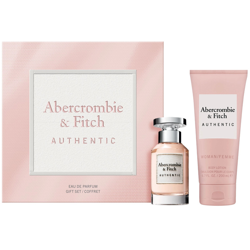 Abercrombie & Fitch Authentic Woman EDP Gavesæt 250 ml (Limited Edition)