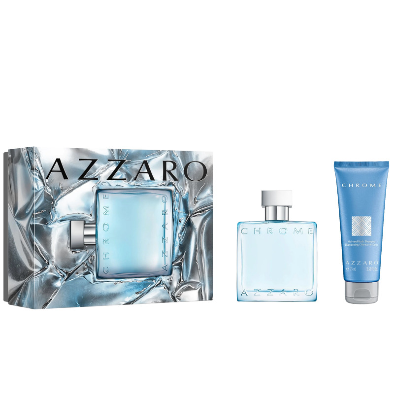 Azzaro Chrome EDT Gavesæt 125 ml (Limited Edition)