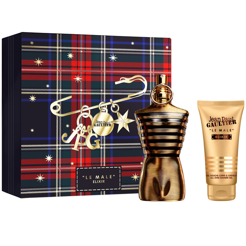 Jean Paul Gaultier Gift Set Le Male Elixir Parfum 125ml Shower Gel 75ml