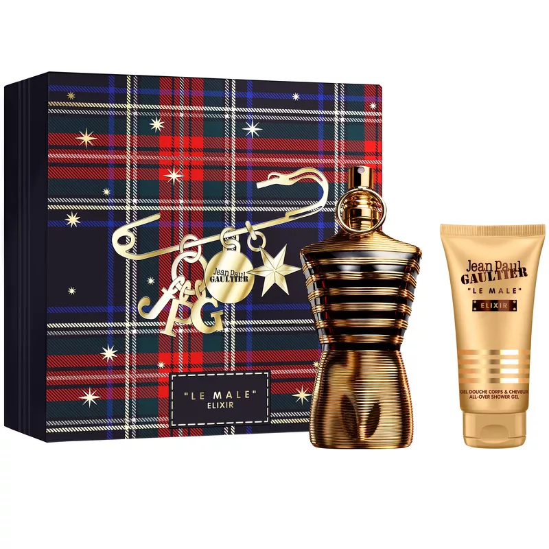 Tilbud Jean Paul Gaultier Le Male Elixir EDP Gift Set (Limited Edition) køb billig