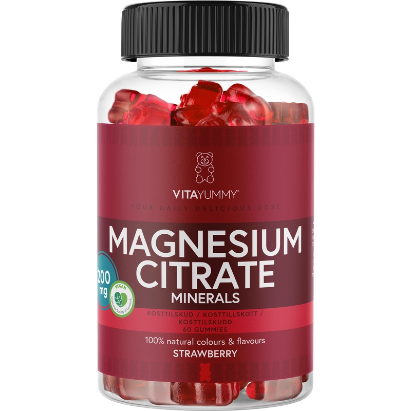 VitaYummy Magnesium Citrate Strawberry 60 Pieces