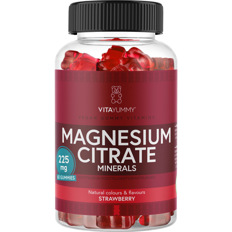 VitaYummy Magnesium Citrate Strawberry 60 pieces