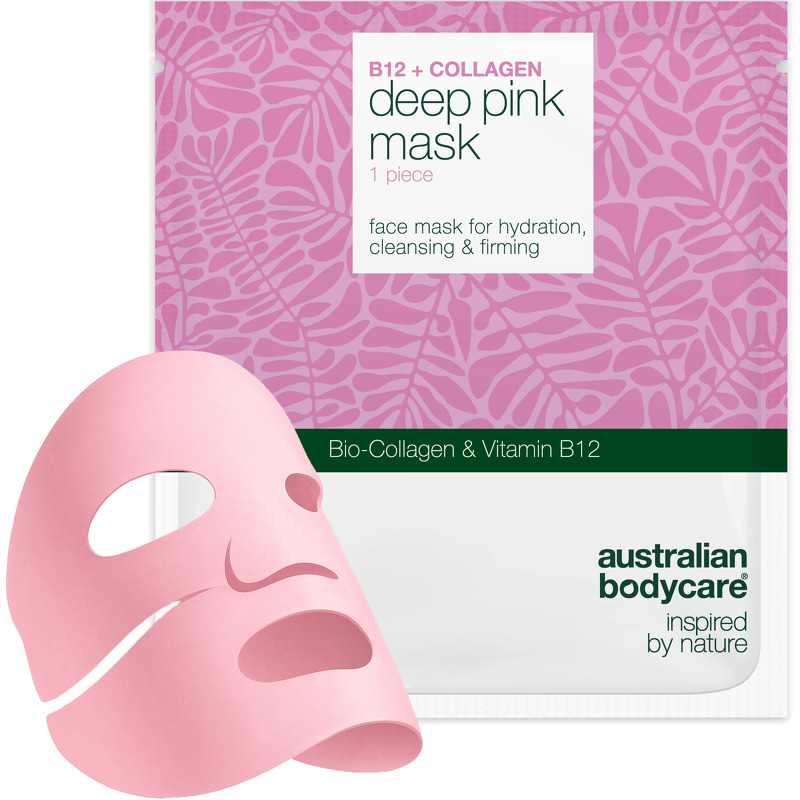 Australian Bodycare B12 + Collagen Deep Pink Face Mask