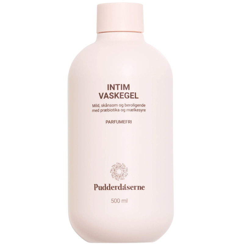 PUDDERDÅSERNE Intime Vaskegel Parfumefri 500 ml