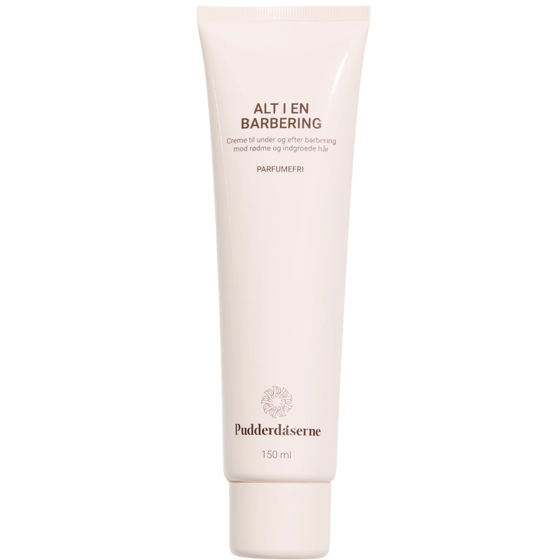PUDDERDÅSERNE Alt I En Barbering Parfumefri 150 ml