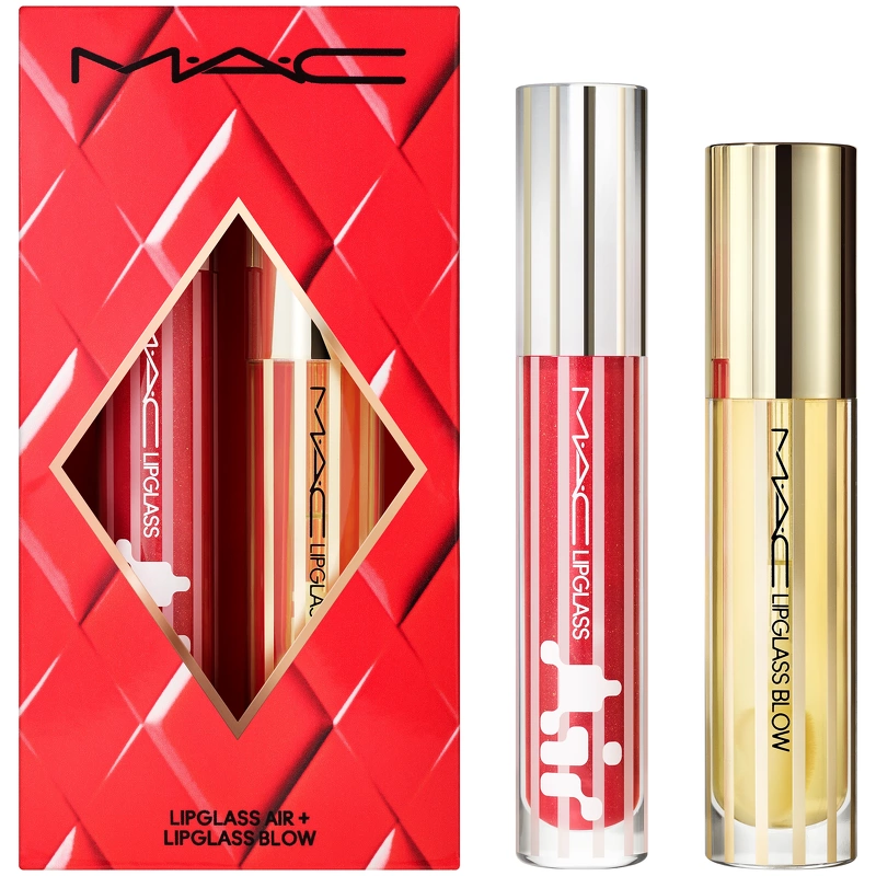 Vintilbud MAC Blowing Air Kisses Glossy Lip Duo (Limited Edition) køb billig