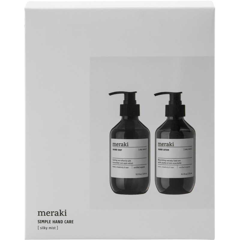 Meraki Gaveæske - Håndsæbe/-Lotion - 2 x 275 ml - Silky Mist