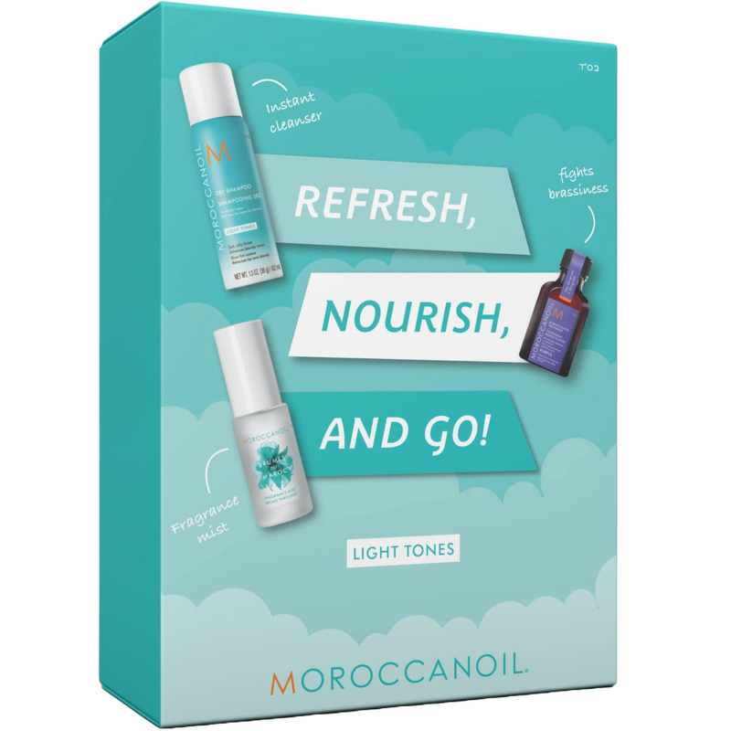 Moroccanoil Refresh, Nourish & Go Kit - Light (Limited Edition)