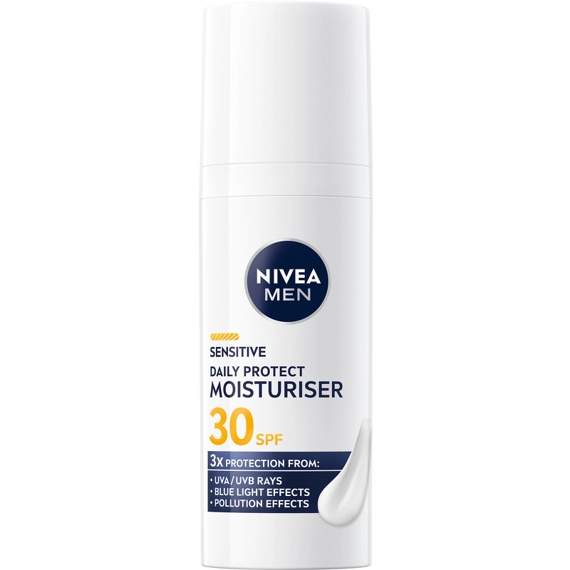 Nivea Men Sensitive Daily Protect Moisturiser SPF 30 - 50 ml