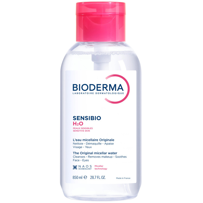 Bioderma sensibio H2O micellar water makeup remover face and eyes 850ml