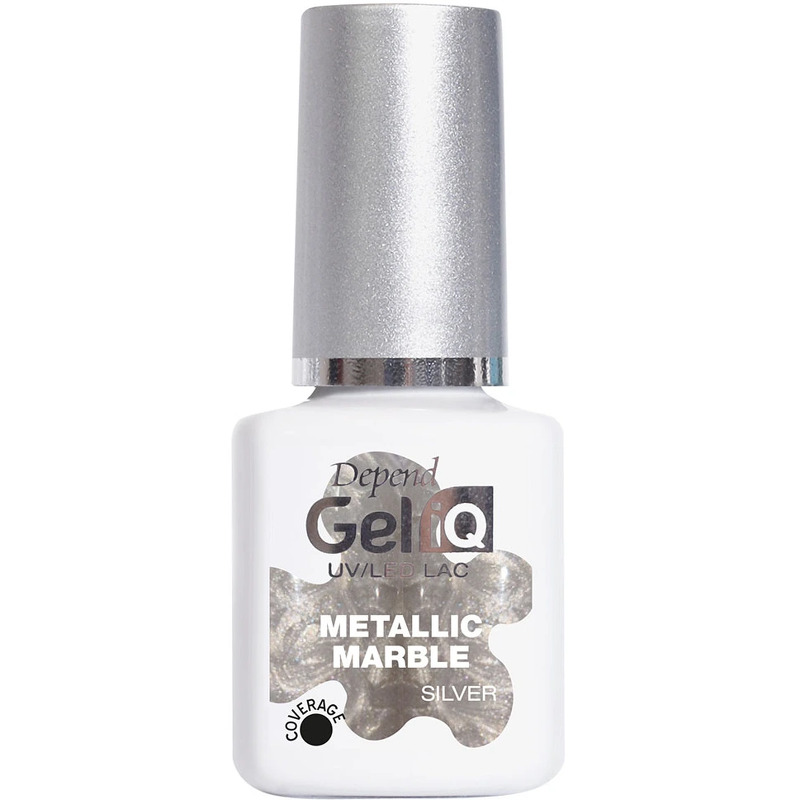 Depend Cosmetic Gel iQ Effects Metallic Marble 5 ml - Silver