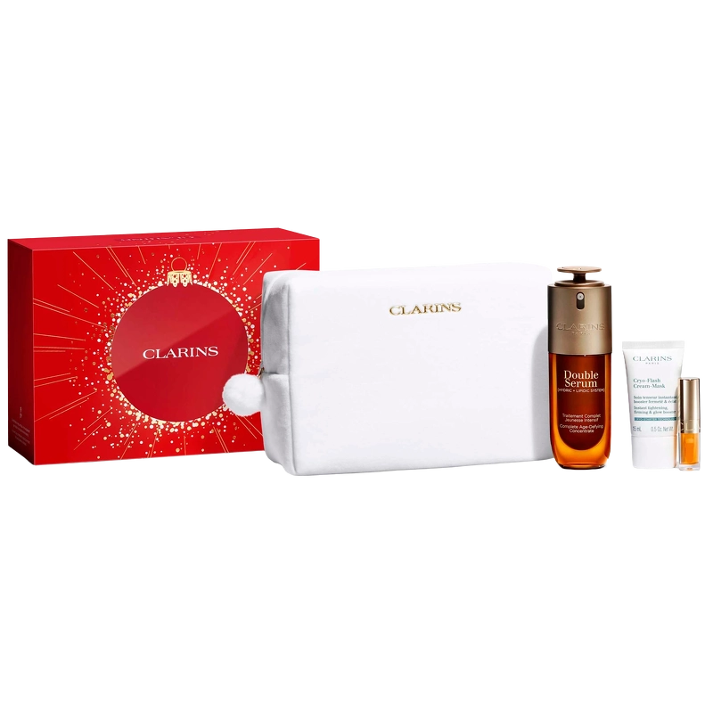 Tilbud Clarins Double Serum Xmas Kit 2025 (Limited Edition) køb billig