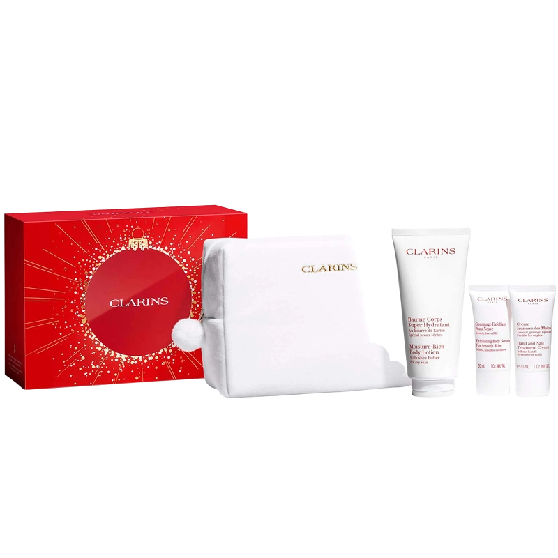 Tilbud Clarins Body Hydration Xmas Kit 2025 (Limited Edition) køb billig
