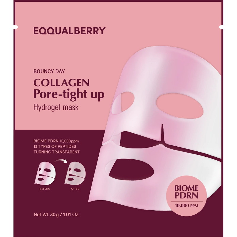 Eqqualberry Collagen Pore-Tight Up Hydrogel Mask 1 pieces