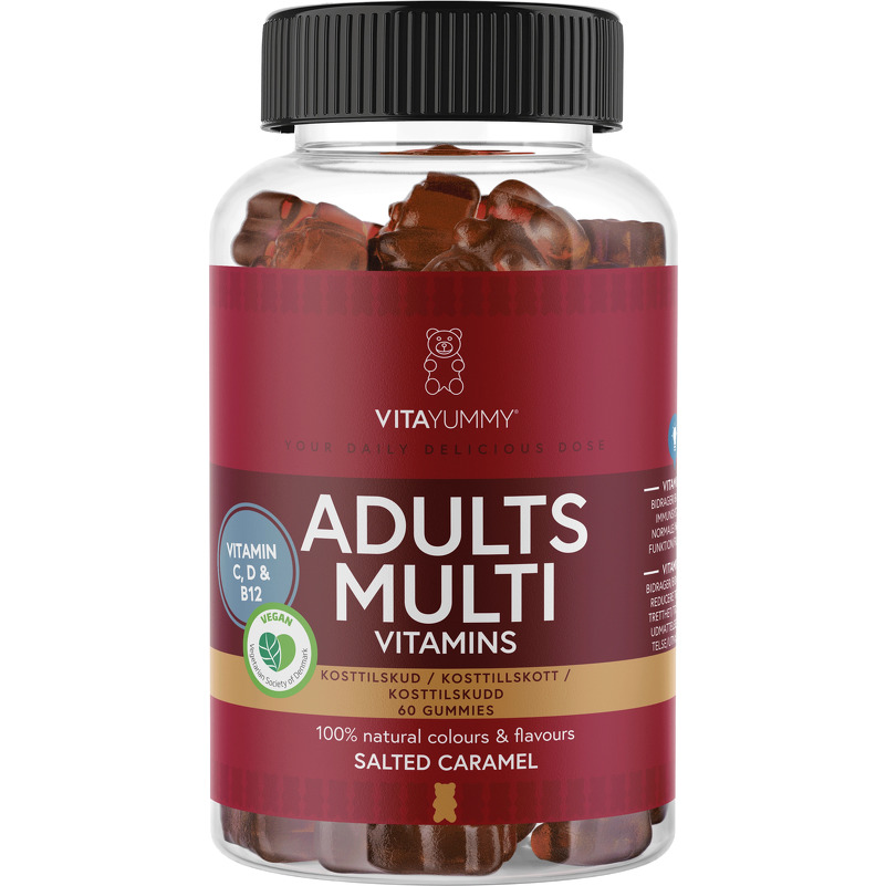 VitaYummy Adults Multi, Salted Caramel, 60 Gummies