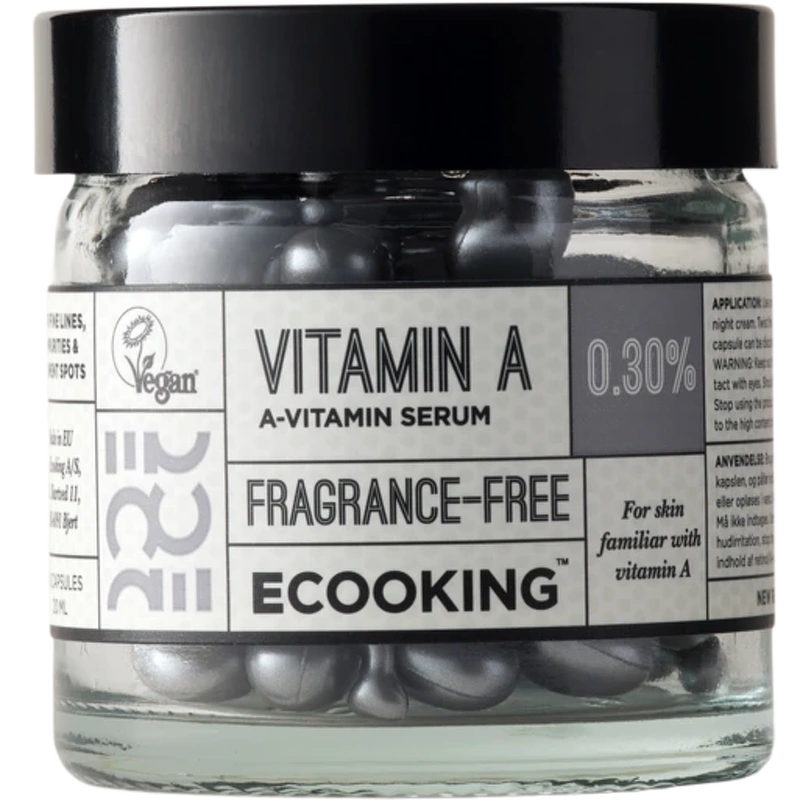 Tilbud Ecooking A Vitamin 0,30 Capsules 60 Pieces køb billig