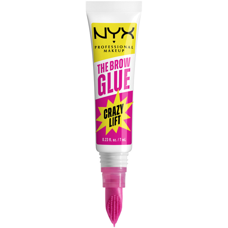 NYX PROFESSIONAL MAKEUP The Brow Glue Crazy Lift Lamination Gel 01 Transparent