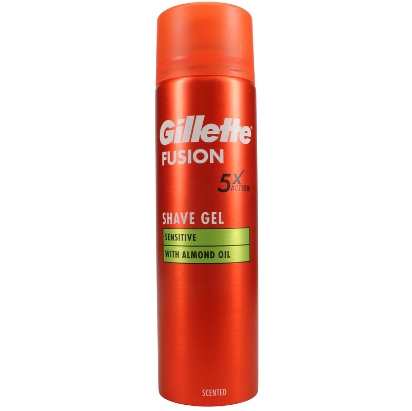 Gillette Fusion5 Ultra Sensitive Barbergel (200 ml)