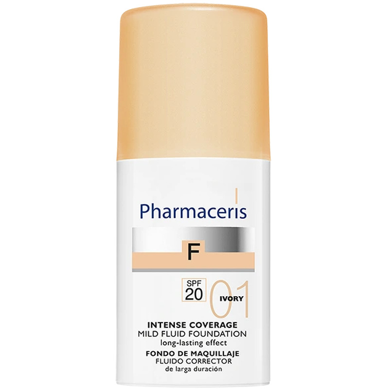 Pharmaceris F - Intensivt Dækkende Foundation SPF 20 Ivory 01 (30 ml)
