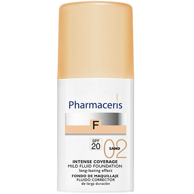 Pharmaceris F - Intensivt Dækkende Foundation SPF 20 Sand 02 (30 ml)