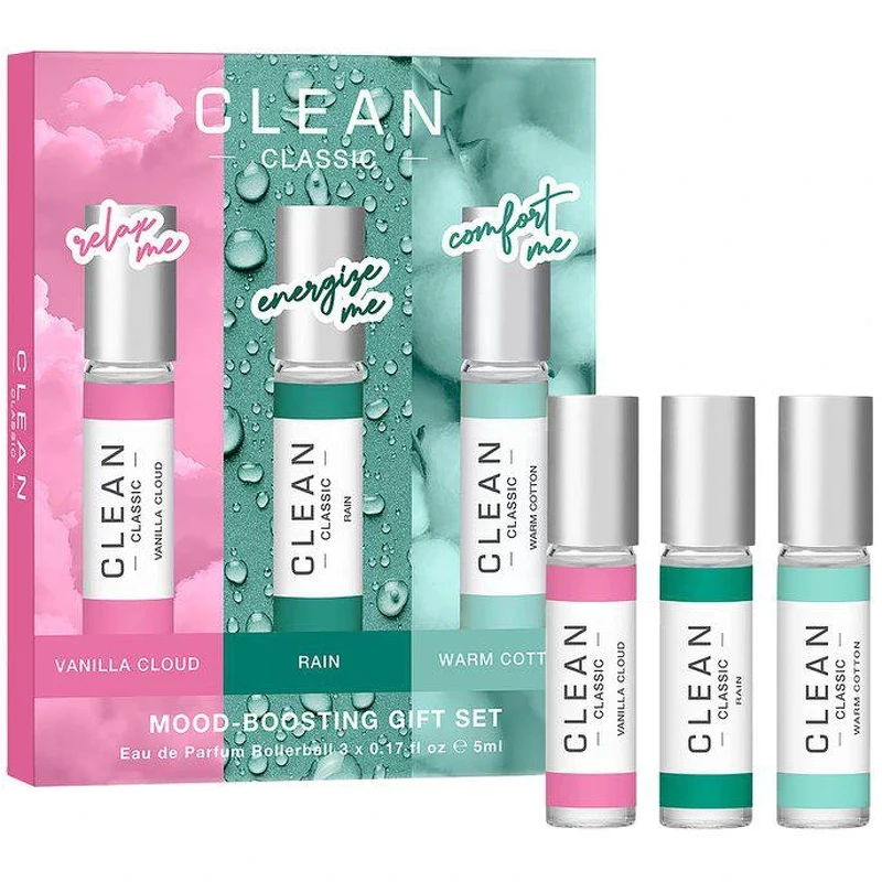 Clean Perfume XMAS Classic Layering EDP Gift Set 3 x 5 ml (Limited Edition)