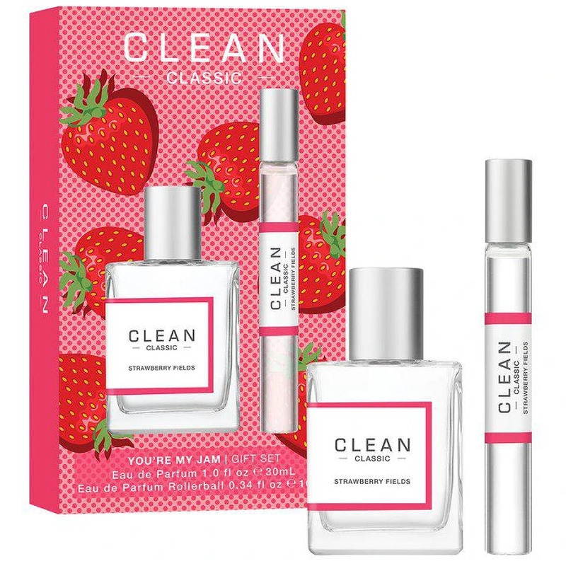 Clean Perfume XMAS Strawberry Fields EDP Gavesæt (Limited Edition)