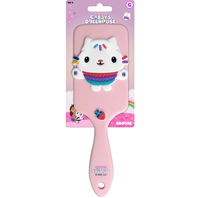 Gabbys Dollhouse Paddle Brush - Cakey