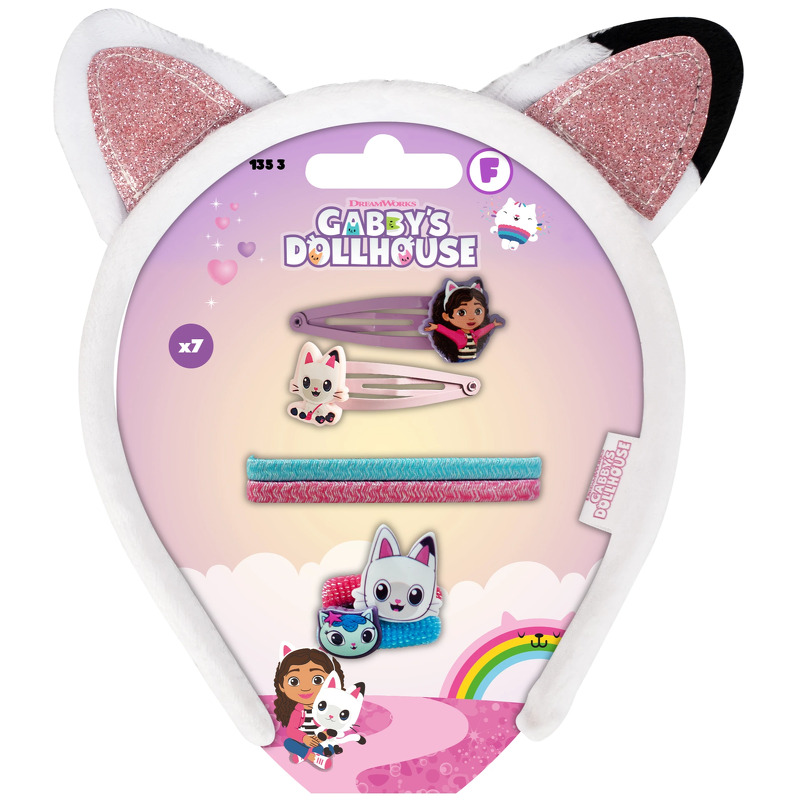 Gabbys Dollhouse Hair Set Gabby