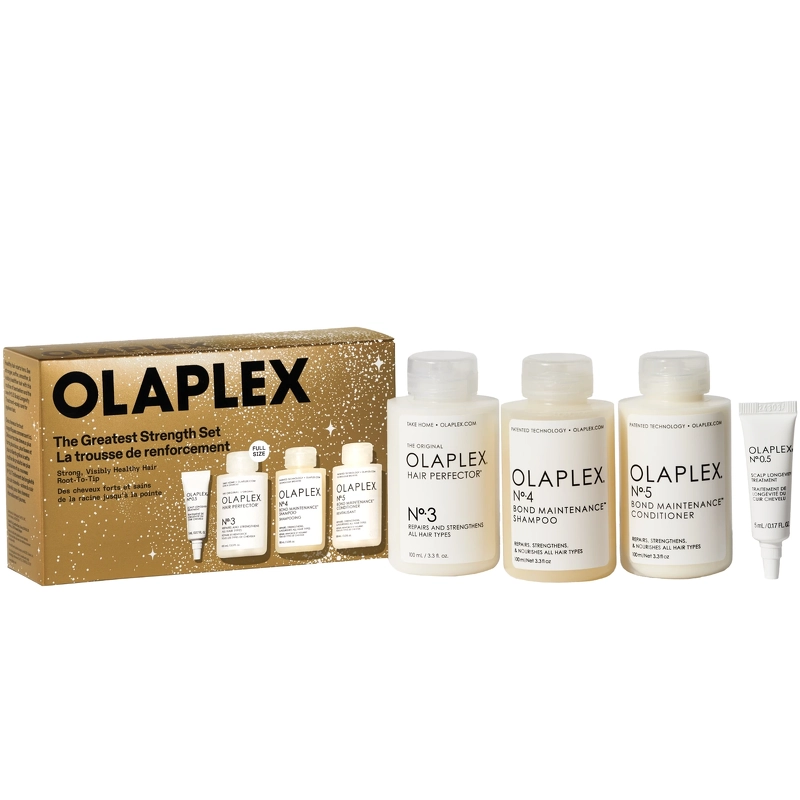 Tilbud Olaplex The Greatest Strength Set 2025 (Limited Edition) køb billig