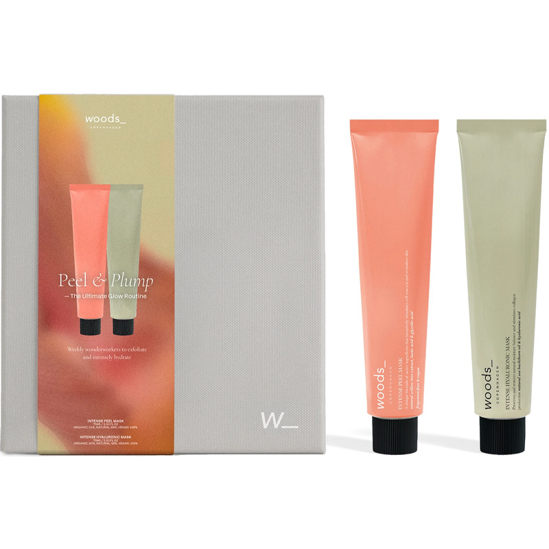 Woods_Copenhagen Peel & Plump - The Ultimate Glow Routine Gavesæt (Limited Edition)