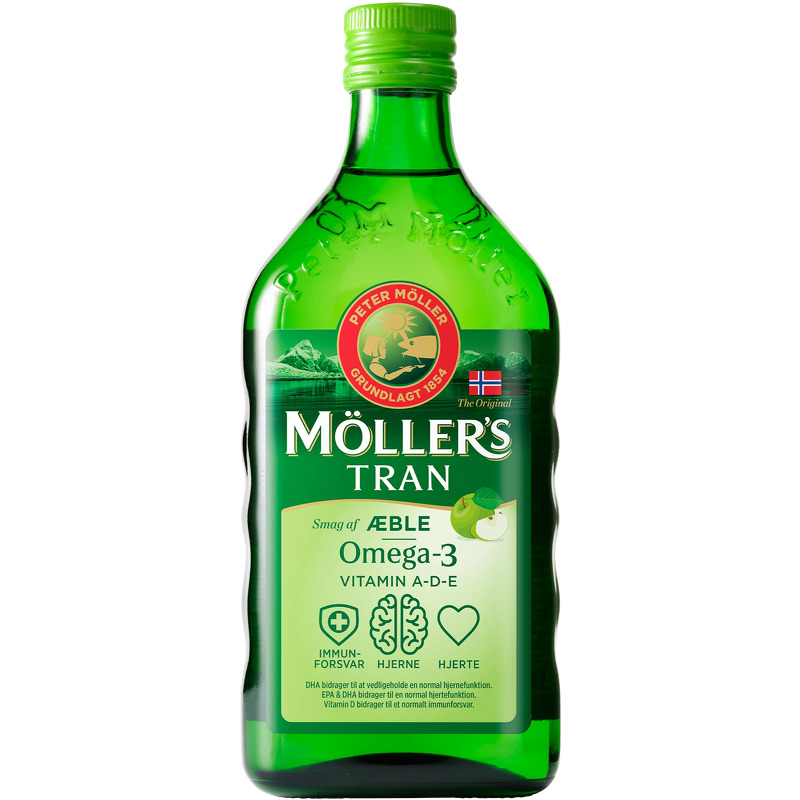 Möller's Tran Æble 500 ml