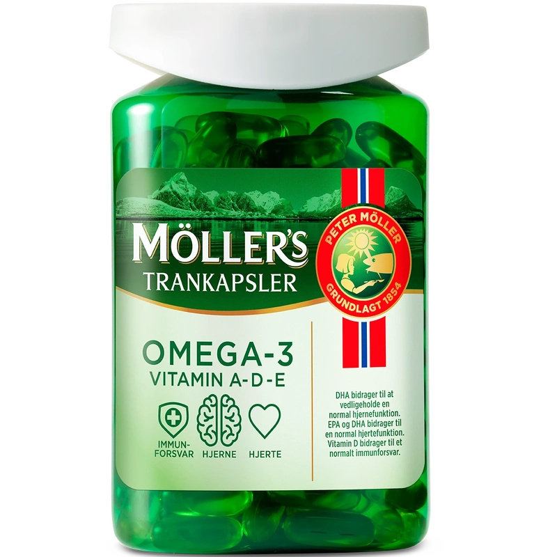 Vintilbud Moller's Trankapsler 150 Pieces køb billig