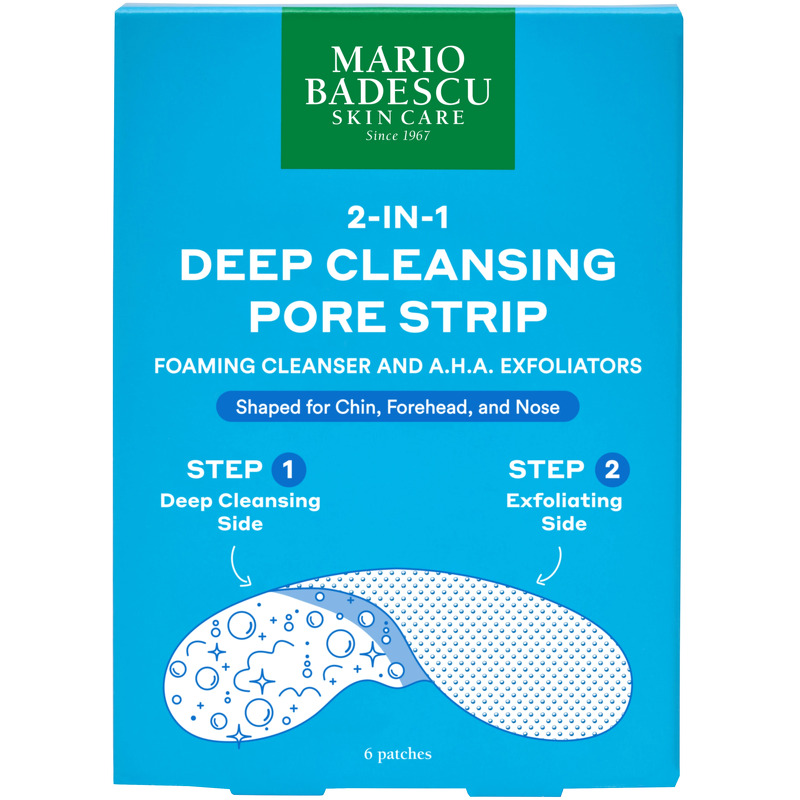 Mario Badescu 2-In-1 Deep Cleansing Pore Strip 6 pcs