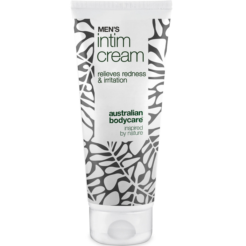 Mænds Intimcreme - lindrer kløe og friktion i skridtet â Mænds Intimcreme mod rødme og irritation i skridtet. Indeholder sheasmør, bivoks og zink for optimal beskyttelse og pleje. - 1 stk.