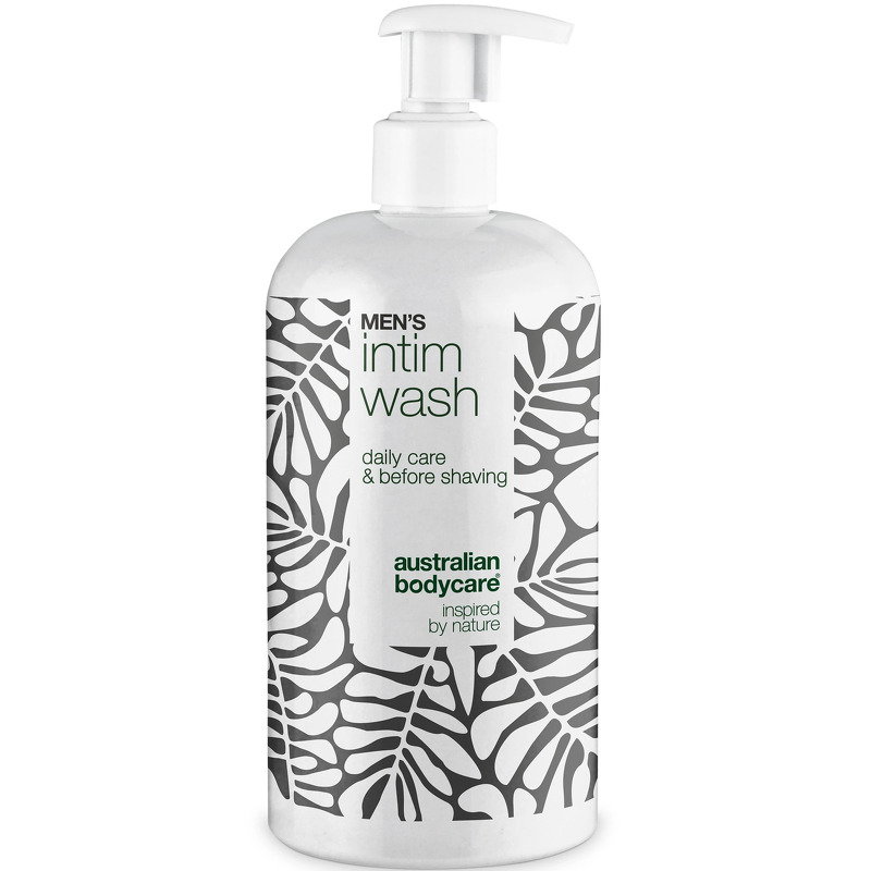 Intimsæbe mænd - Skånsom pleje til daglig intimhygiejne â Effektiv intimsæbe til mænd. Hjælper mod irritation og ubehag i skridtet. Naturlige ingredienser for en sund og velplejet hud. - 500 ml / 1 stk.