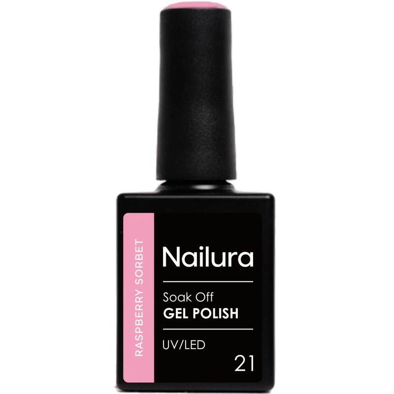 Nailura Gel Polish 10 ml - 21 Raspberry Sorbet