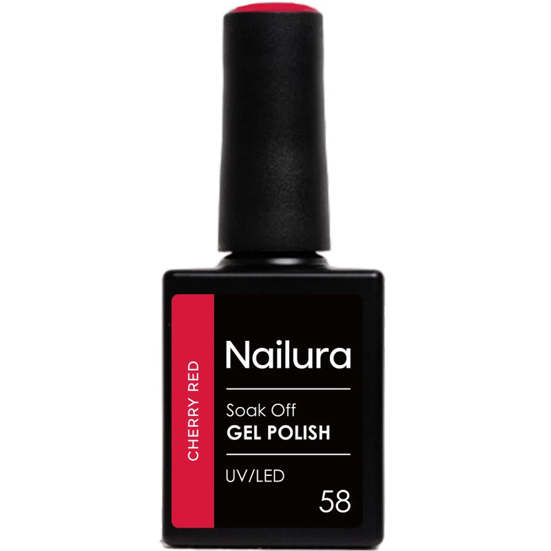 Nailura Gel Polish 10 ml - 58 Cherry Red