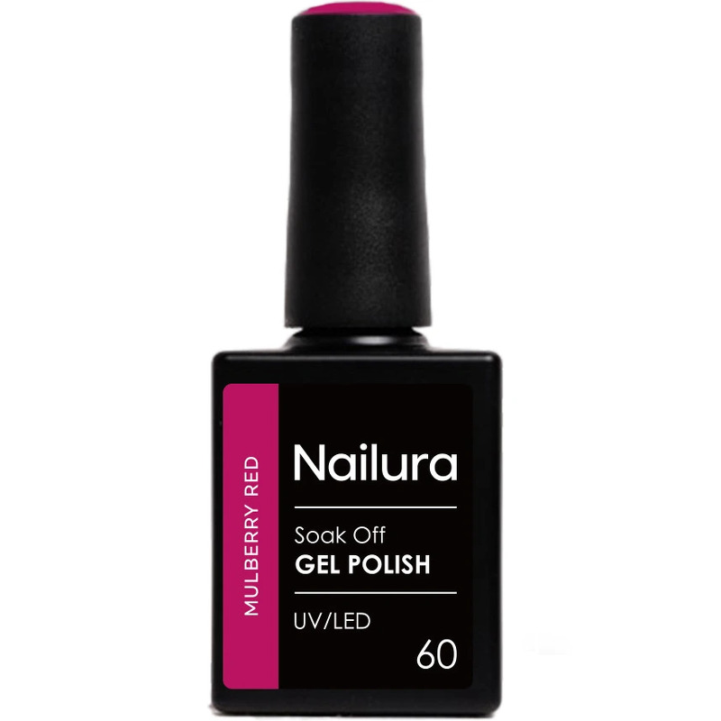 Nailura Gel Polish 10 ml - 60 Mulberry Red